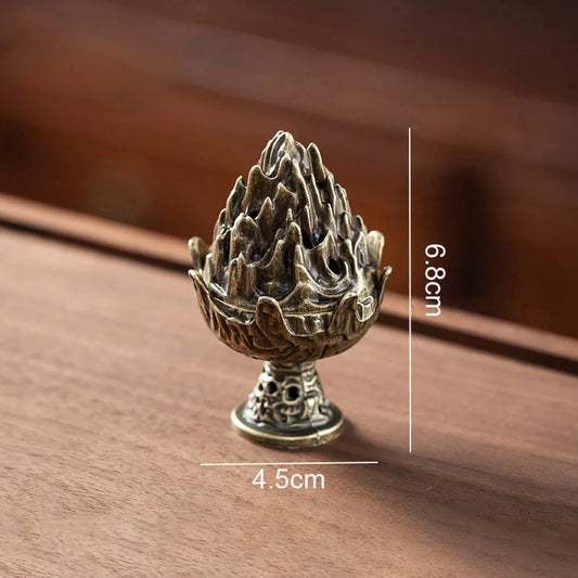 Vertical Mini Alloy Incense Burner